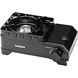 Iwatani Cassette Stove, Tough Maru Jr. Made in Japan, Dutch Oven Safe, Black