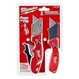MILWAUKEE（ミルウォーキー）Fastback Flipユーティリティーナイフ［2本セット］カッターナイフアメリカ
