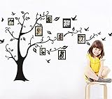 TraveT Memory Family Tree Photo Picture Frame Wall Decals Wall Stickers Decorations [並行輸入品]