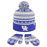 ニットKentucky Wildcats UK幼児用ビーニーとグローブセット