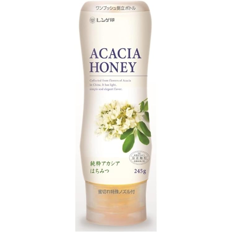 Amazon | レンゲ印 日本蜂蜜 アカシアはちみつ 245g ×2個 | レンゲ印