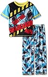 Justice League Big Boys Sharknado 2 Piece Pant Set Blue Large [並行輸入品]