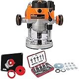 Triton MOF001 2-1/4hp Router, Template Guide, Insert Plate & Router Bit Set [並行輸入品]