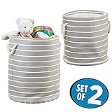 mDesign lucarndmedlrgbbybin Set of 2 Bins - 1 Large, 1 Medium 6256MDT