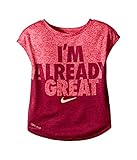 (ナイキ) NIKE キッズTシャツ Heather Already Great Short Sleeve Tee (Toddler) Racer Pink 2T Toddler n/a [並行輸入品