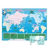 共栄プラスチック 下敷き B5版 世界地図 RPJセット したじき NO.8300-B5-7