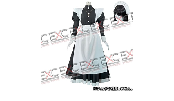 Amazon コスプレ ブラックラグーン 風 ロベルタ メイド服 タイプ 衣装 オーダーサイズ コスプレ 仮装 通販