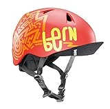 2016 Nino Summer Matte Orange Graphic w/ Flip Visor - S/M [並行輸入品]