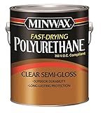 Minwax 319010000 Fast Dryingポリウレタン、1ガロン、半光沢