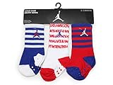 (ジョーダンブランド) 【子供用】JORDAN BRAND 【AIR JORDAN 3-PACK ELEPHANT GRIPPY SOCKS SET/RYL BLUE-WHT-RED】 [並行輸入品]