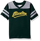 NCAA Oregon Ducks幼児用男の子サッカーシャツ、グリーン、4