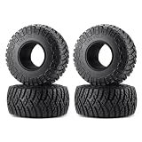 4個 RC タイヤ クローラー 2.2インチホイール rc ラジコン タミヤセットがSCX10TRX4 TRX6 1 10RCクライミングクローラーに最適