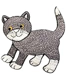 ワッペン アイロン ネコ 猫 CAT 動物 刺しゅう アップリケ パッチ