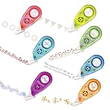 PLUS(プラス) デコラッシュ 10mm 本体 7個セット 組み合わせも楽しめるかわいいパターン柄 DC-080-8~14 51-911~917