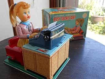 Amazon 超希少 野村トーイ Nomura タイプライター 秘書 ブリキ 玩具 箱 傑作 当時物 電動 昭和レトロ おもちゃ 286 世田谷ベース プラモデル 通販