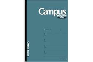コクヨ 手帳 2026 キャンパスダイアリー ウィークリー ホリゾンタルレフト A5 ダークグリーン ニ-CWHDG-A5-26 2026年 1月始まり