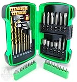 Kawasaki 840238 Drilling and Screwdriver Bit Set with Case, 21-Piece [並行輸入品]