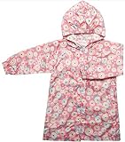 Cutekids style レインコート 子供 カッパ 雨具 新学期 雨具柄物 男女兼用 (M, ピンク)
