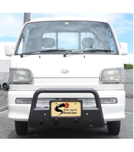 サンバー トラック S200系 パイプ バンパー ガード ブラック スキッド