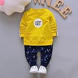 白＋黒　Noted Best Dressen　男女兼用　2点セット（上着＋パンツ）　ベビー服　女の子　赤ちゃん服　幼児　子供服　男の子　長袖　4サイズ　キッズ服　ロンパース カバーオール　満月/出産祝