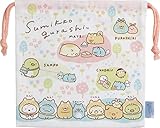 サンエックス すみっコぐらし 巾着 ホワイト CA24904