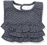 Mud Pieベビーよだれかけアップリケ カラー: ブルー