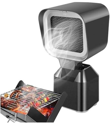 卓上レンジフード 卓上換気扇 ポータブル換気扇 焼肉煙吸引機 2段ギア調整風力 Amazon.co.jp: 卓上レンジフード 卓上換気扇 焼肉煙吸引機 ポータブル