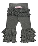 RuffleButts PANTS ベビー・ガールズ カラー: グレー