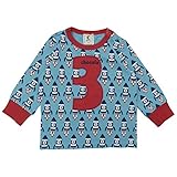 【H28年春物】 chocola(ショコラ) 天竺ロケットPt長袖Tシャツ 90cm/ミズイロ系 NO.CH-1621-18007