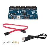 Flameer 変換器　アダプター　データ　乗算器　ポートカード　ライザーカード　データ　1〜5ポート　実用的