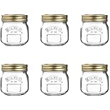 Kilner 222.467 Genuine Preserve Jar 6-Piece Set, 250 ml Capacity