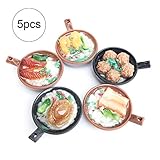 Naisidier ベビーキッズ おもちゃ ドールハウス ミニチュア 食品 小さい世界 食べ物 収集品 ミニ キッチン アクセサリー 5個