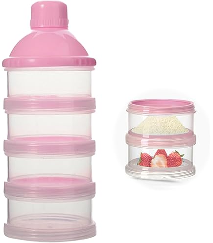 Amazon.co.jp: EsiFare ミルクケース ミルクボックス 離乳食保存容器 4