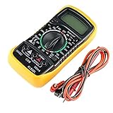 ブランド新しいホットデジタルテスターxl830lボルトメーター電流計Ohmmeterイエローテスター卸売