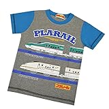 半袖Tシャツ プラレール かがやき はやぶさ こまち のぞみ E5 E7 子供用 キッズ ベビー fo-ht04 120 G柄