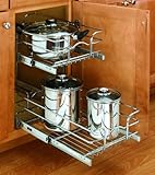 Rev AシェルフTwo TierクロムWire Baskets XSMALL クローム 0751200250