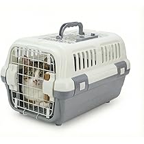 Amazon | N&S ペットキャリー Sサイズ グレー 犬 猫 うさぎ用 IATA基準