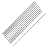 uxcell　完成バイト　丸バイト　HSS素材　旋盤ツール　1.5*100mm　10個入り