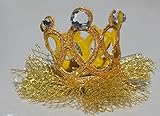 mandy rhinestone crown gold