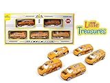 Diecast construction fleet alloy toy car models play set [並行輸入品]
