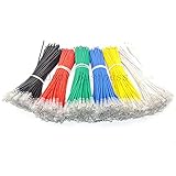 100ピース6.3ミリメートル圧着端子絶縁メス男性スペードコネクタ付き15センチ(6 ")ワイヤー16awg-黄色