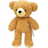 童心オリジナル 日本製 クマのフカフカM ぬいぐるみ 高さ29cm ブラウン
