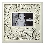 Chunky Monkey Baby 4 x 6 Laser Cut Easel Back Picture Frame [並行輸入品]