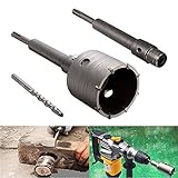 SDS プラスシャンクコンクリートセメント石 65 mm の壁の穴を見たドリルビット 200 mm のロッド