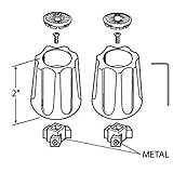 ProPlus 2032016 ProPlusキッチンとバスルームハンドルwithアダプタ – 2032016