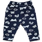 2017年 夏物 はらぺこあおむし 天竺 総柄 ７分丈ストレッチパンツ THE WORLD OF ERIC CARLE ネイビー◇90cm