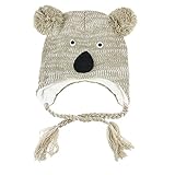 子供ニット帽 可愛い キッズ帽子 耳当て ボンボン付き 柔らかい 暖かい 冬帽子 防寒 ニット ぼうし こどもニット帽子 防寒グッズ 寒さ対策 アニマル キャラクター 男の子 女の子 クリスマスプレゼ