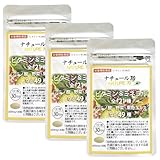 マルチビタミン ミネラル 野菜 果物 酵母 アメリカ サプリ 30日分×3個 自然 天然 由来原料使用 ナチュール70 総合ビタミン… (3)