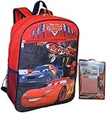 Disney Pixar Boy's Cars 15" School Backpack W/ Bonus Notepad & Pen [並行輸入品]