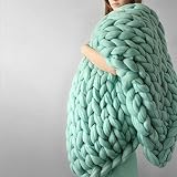 スーパーBulky Throwブランケット、アームニットからソフトChunkyメリノウール、Giantニットソファーのためのスロー、Armchair、太いケーブルThrow、ベビーブランケット、ギフト